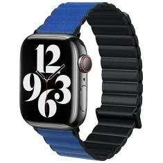 Ремінець Beline Magnetic Pro для Apple Watch Series 11/10 42 mm | Series 9/8/7 41 mm | 6/5/SE 40 mm | 3/2/1 38 mm Black/Blue (5905359818694)