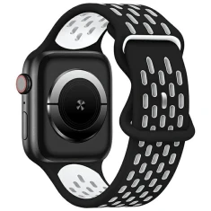 Ремінець Beline New Sport Silicone для Apple Watch Ultra 3/2/1 49 mm | Series 11/10 46 mm | Series 9/8/7/6/5/4/SE 45 mm | 44 mm Black/White (590535981
