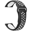 Ремінець Beline Sport Silicone 22mm чорно-білий (5905359818977)