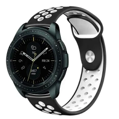 Ремінець Beline Sport Silicone 22mm чорно-білий (5905359818977)