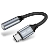 Адаптер Beline USB-C/Jack 3.5mm Gray DAC (5905359819585)
