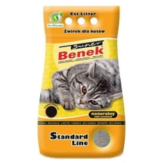 Наповнювач для котів Super Benek Standard Naturalny зброшурований 5 л (5905397010012)
