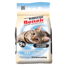 Наповнювач для туалету для котів Super Benek Uniwersalny Compact 5 л (5905397010104)