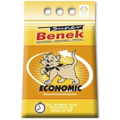 Наповнювач для котів Super Benek Economic зброшурований 5 л (5905397012696)