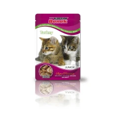 Вологий корм для кошенят Certech-Super Benek Junior з індичкою 100 г (5905397014317)