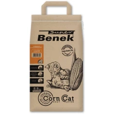 Наповнювач для туалету Super Benek Corn Cat кукурудзяний 14 л (5905397017813)