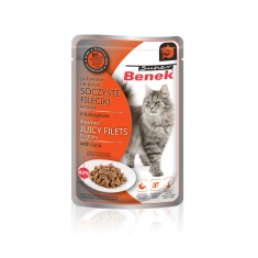 Влажный корм для кошек CERTECH Benek филе с тунцом 85 г (5905397018698)