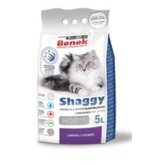 Наповнювач для котячого туалету CERTECH Benek Shaggy Lawenda довговолокнистий 5 л (5905397019343)