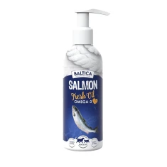 Кормова добавка для собак і котів BALTICA Excellent Supplements Salmon Fresh Oil 200 мл (5905488404102)