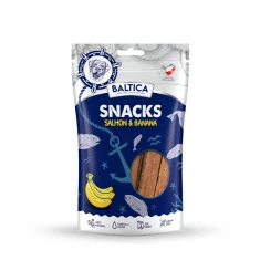 Лакомства для собак BALTICA EXCELLENT Snack с лососем и бананом 80 г (5905488404263)