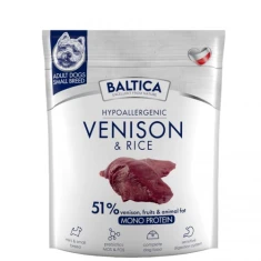 Сухий корм для собак малих порід BALTICA Nutraceutic Hypoallergenic з олениною та рисом 1 кг (5905488404577)
