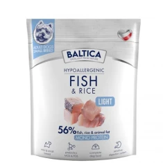 Сухий корм для собак малих порід BALTICA Nutraceutic Hypoallergenic з рибою та рисом Light 1 кг (5905488404584)