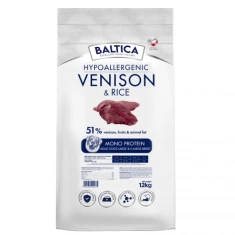 Сухой корм для собак BALTICA Nutraceutic Hypoallergenic с олениной и рисом L/XL 12 кг (5905488404935)