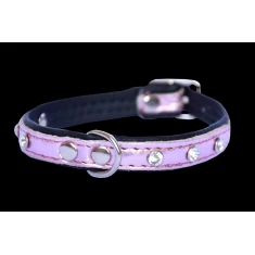 Нашийник для собак Zooleszcz Spring з кристалами 12 мм 30 см Pink (5905527316847)