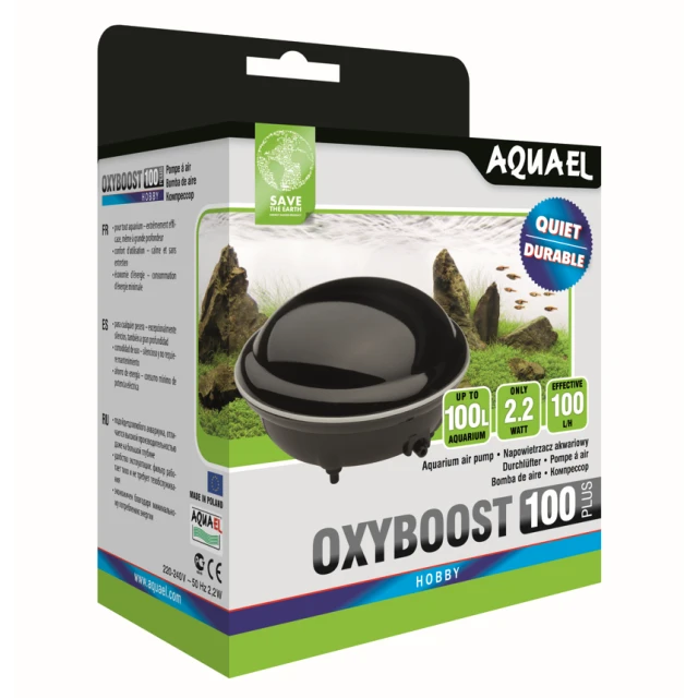 Компресор для акваріума Aquael Oxyboost APR-100 Plus (5905546190961)