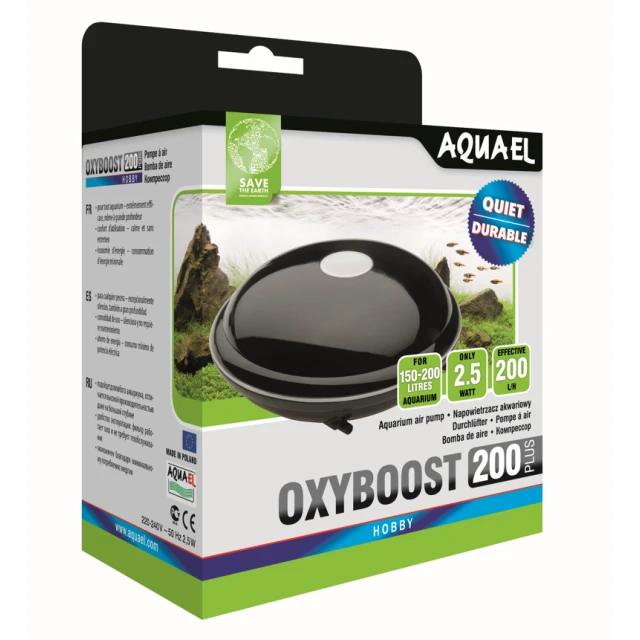 Компресор для акваріума Aquael Oxyboost APR-200 Plus (5905546190985)