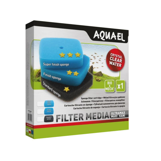 Губчастий фільтраційний картридж для акваріума Aquael Super Finish Sponge 45PPI (5905546314947)