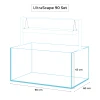 Акваріумний комплект Aquael UltraScape 90 Snow (5905546327596)