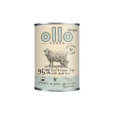 Вологий корм для цуценят OLLO Puppy Umami з яловичим рубцем і качиною печінкою 850 г (5905567513275)