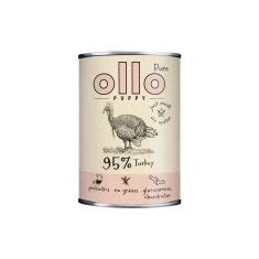 Вологий корм для цуценят OLLO Puppy Pure з індичкою 850 г (5905567513282)