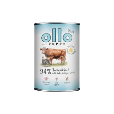 Вологий корм для цуценят OLLO Plus Puppy Kolagen з індичкою та яловичиною 400 г (5905567513992)