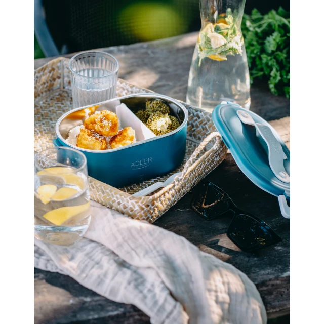 Електричний ланчбокс Adler AD 4505 Blue (5905575900395)