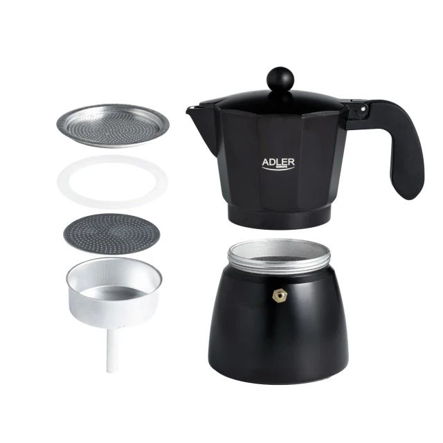 Кавоварка ріжкова Adler AD 4421 Black (5905575901576)