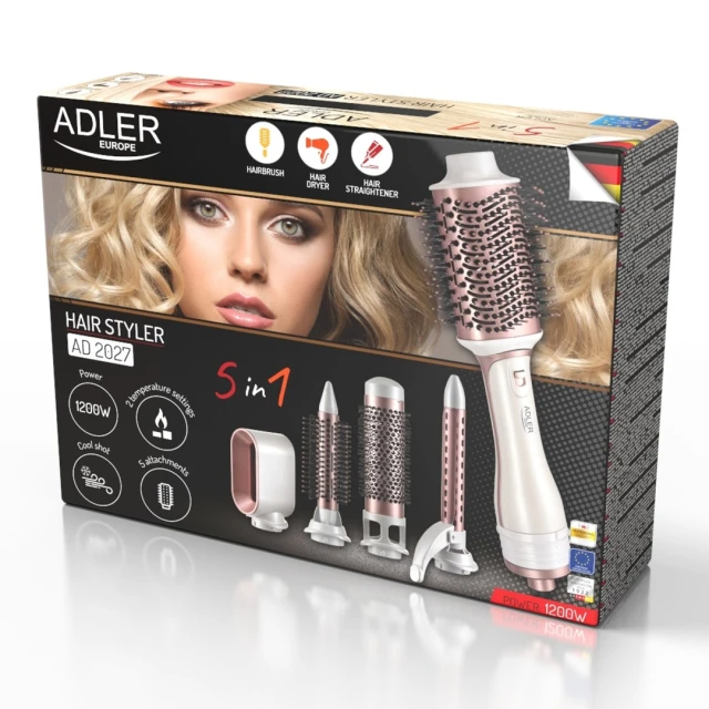 Фен-стайлер Adler AD 2027 1200 Вт Pearl White (5905575901651)