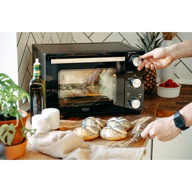 Електродуховка Adler AD6024 22 л 1300 Вт Black (5905575902023)