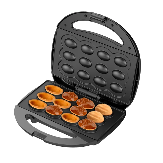 Апарат для горіхових печив Adler AD 3071 750 Вт 12 печив Black (5905575902528)