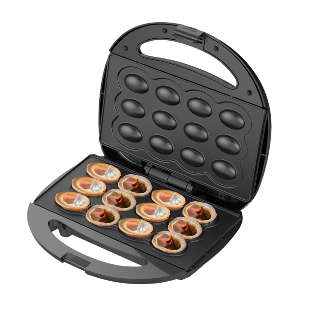 Апарат для горіхових печив Adler AD 3071 750 Вт 12 печив Black (5905575902528)