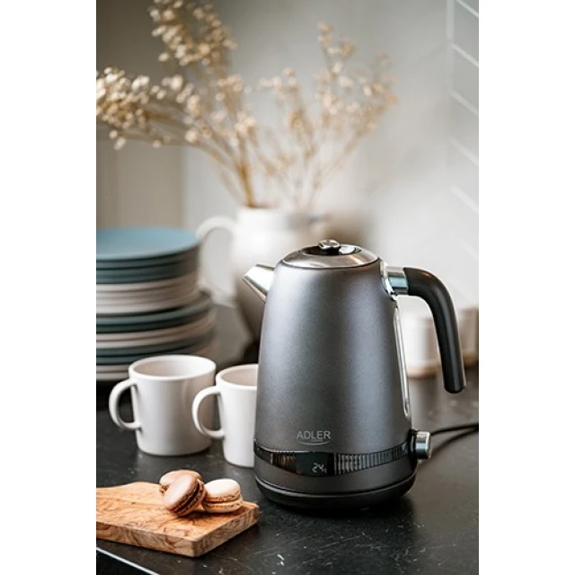 Електрочайник Adler AD1295 Grey (5905575902948)