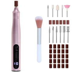 Електричний набір для манікюру Adler AD 2181 5 рівнів потужності Pink (5905575904836)