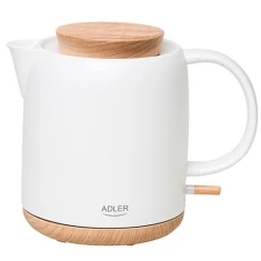Електрочайник Adler AD 1304 керамічний 1200 Вт 1 л White (5905575905956)