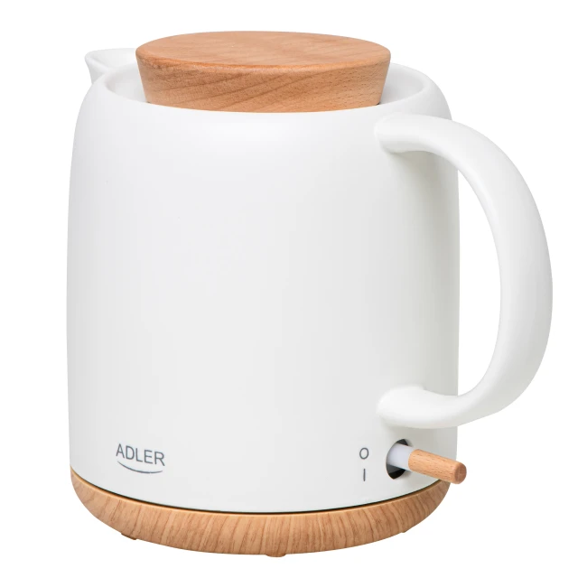 Електрочайник Adler AD 1304 керамічний 1200 Вт 1 л White (5905575905956)