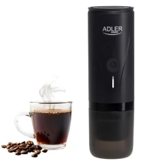 Кавоварка ріжкова портативна Adler 7500 mAh 20 bar USB (5905575906229)