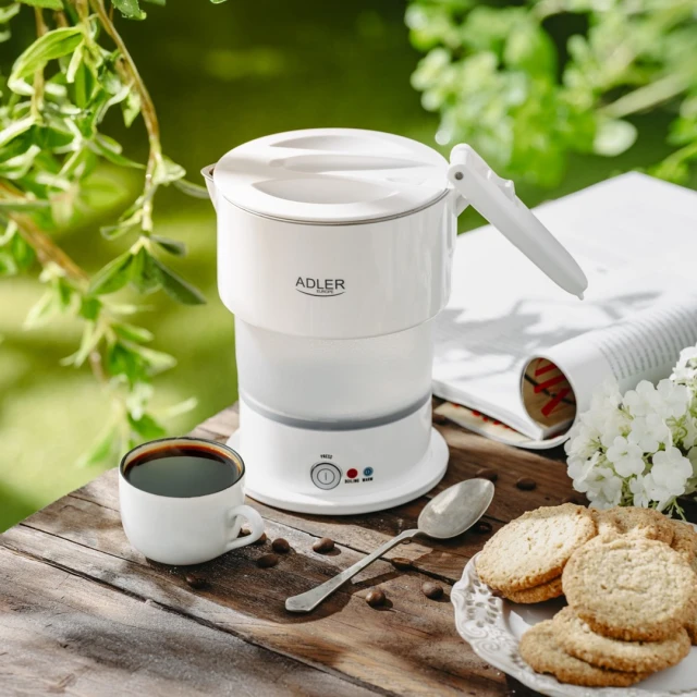 Електрочайник силіконовий Adler AD1377w White (5905575906793)
