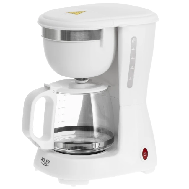 Кавоварка крапельна Adler AD 4381w 600 Вт White (5905575908285)