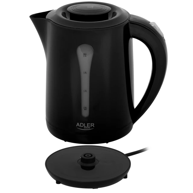 Електрочайник Adler AD 1244 2,5 л 1850 Вт Black (5905575908865)