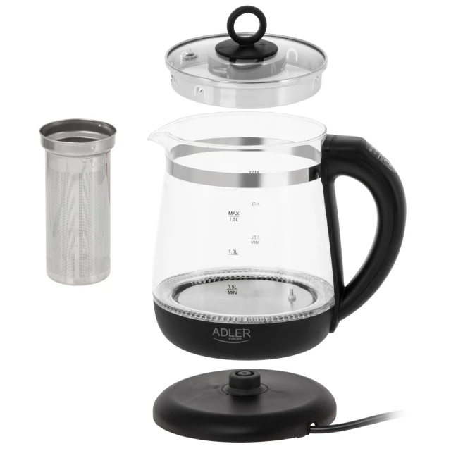 Електрочайник Adler AD 1299b Black (5905575908889)