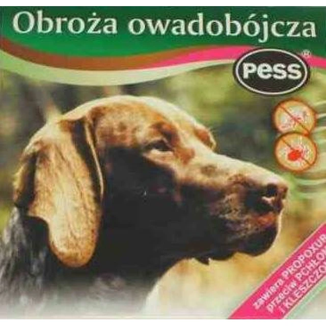 Ошейник от блох и клещей для собак Pess Per 75 см Brown (5905596001507)