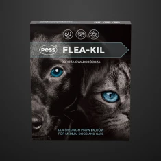 Нашийник від бліх і кліщів для собак та котів Pess Flea-Kil 60 см (5905596001576)