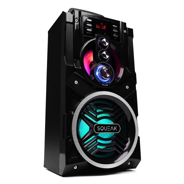 Портативна колонка Squeak Beatboxer Bluetooth 5.1 з караоке FM USB Black (5905610707002)