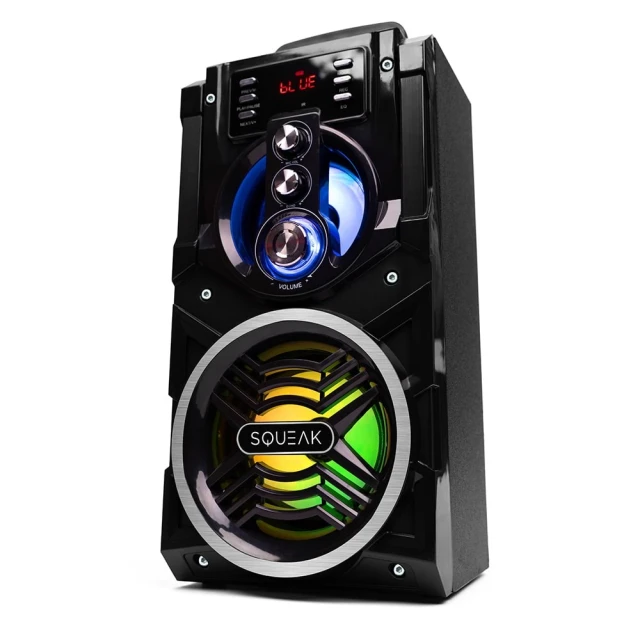 Портативна колонка Squeak Beatboxer Bluetooth 5.1 з караоке FM USB Black (5905610707002)