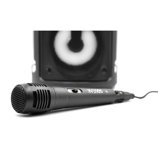 Портативна колонка Squeak Harmony SQ1004 караоке Bluetooth 5.0 FM Radio MicroSD AUX USB (5905610707040)