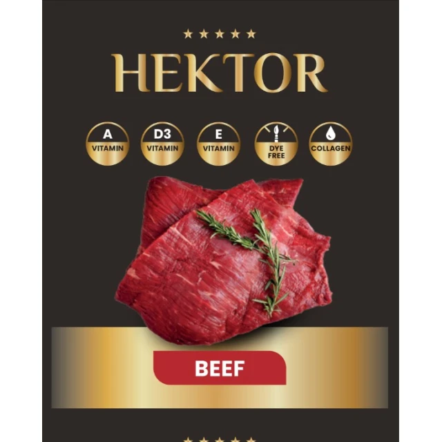 Вологий корм для собак Hektor Premium з яловичиною 900 г (5905669901642)