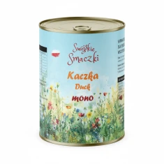 Вологий корм для собак Swojskie Smaczki Mono з качкою 400 г (5905771341060)