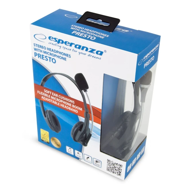Навушники Esperanza EH115 Black (5905784767987)