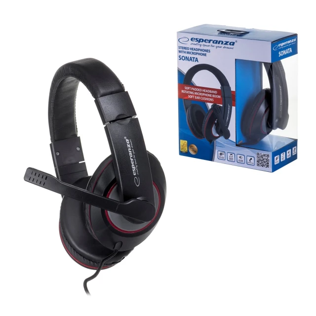 Наушники Esperanza EH118 Black (5905784768373)