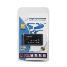 Зовнішній картрідер Esperanza EA119 CF MMC SD SDHC SDXC (5905784768632)